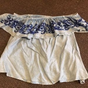 Off the shoulder shirt